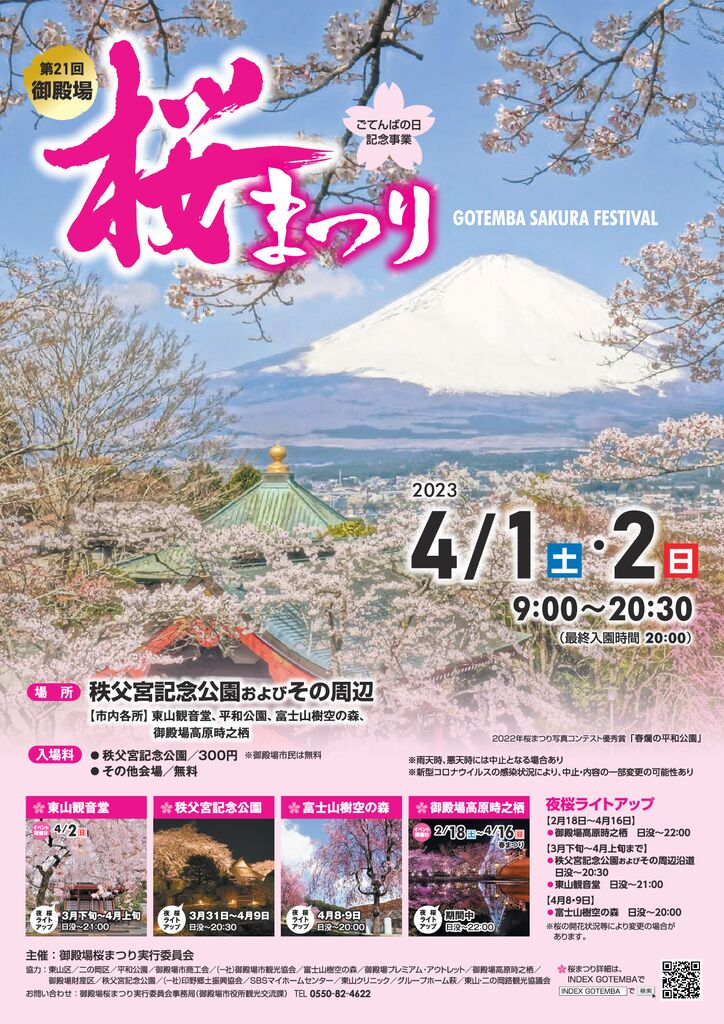 御殿場桜まつり | 秩父宮記念公園